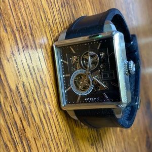 Tommy Hilfiger Men’s skeleton dial automatic watch